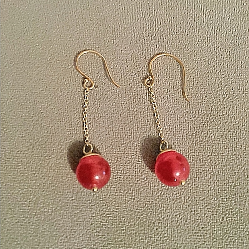 Novica Carnelian Dangle Earrings